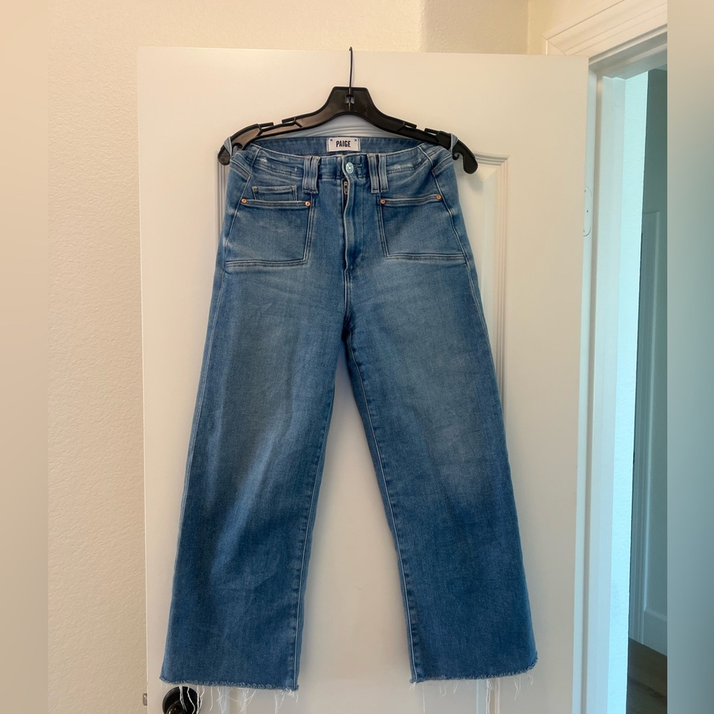Paige Anessa Wide Leg Jean, size 26
